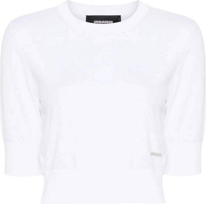Dsquared2 Cropped top Wit
