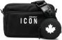DSQUARED2 Crossbodytas met logoprint Zwart - Thumbnail 1
