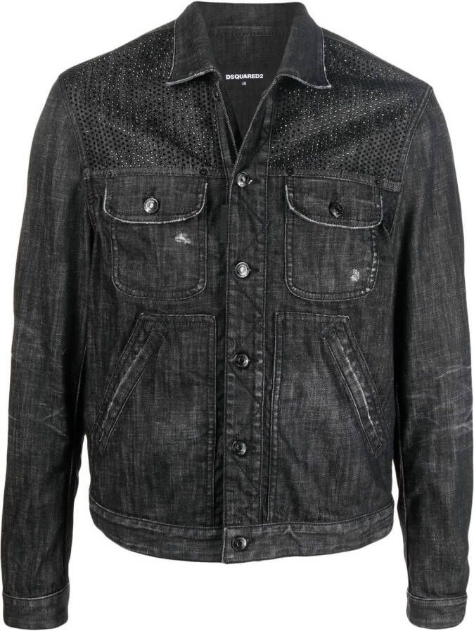 DSQUARED2 Denim jack Zwart