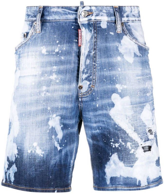DSQUARED2 Denim shorts Blauw