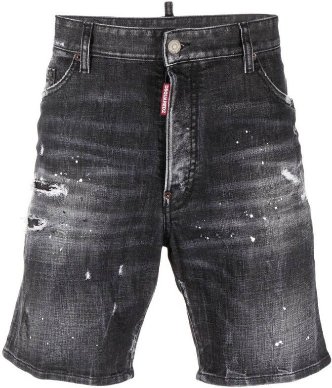 DSQUARED2 Denim shorts Zwart