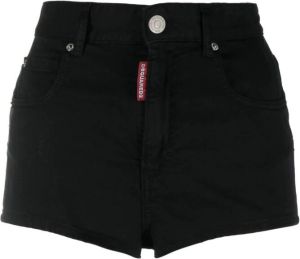 Dsquared2 Denim shorts Zwart