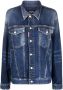 DSQUARED2 distressed denim jacket Blauw - Thumbnail 1