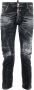 Dsquared2 distressed-effect cropped jeans Zwart - Thumbnail 1