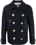 Dsquared2 double-breasted wool-blend peacoat Blauw - Thumbnail 1