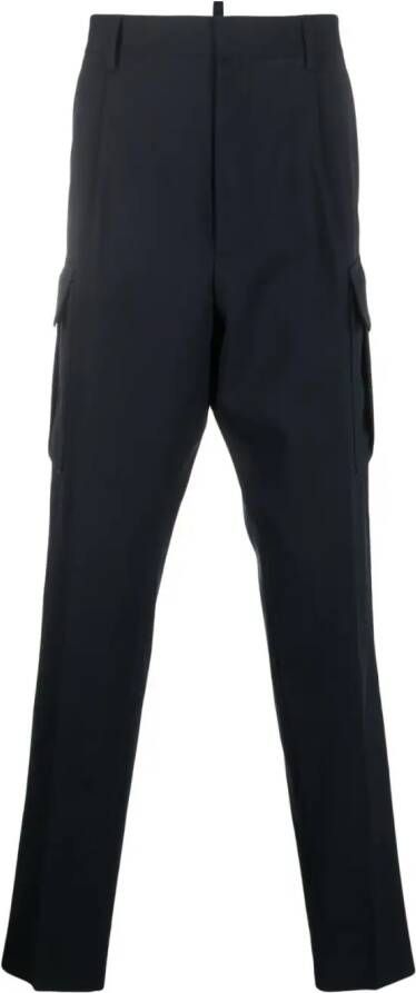 DSQUARED2 Broek met verlaagd kruis Blauw