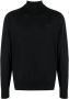 DSQUARED2 embroidered monogram roll neck jumper Zwart - Thumbnail 1