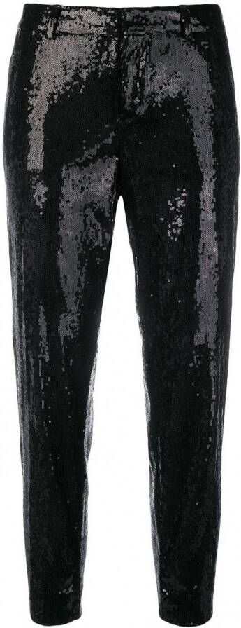Dsquared2 Emmalynn Hockney broek met pailletten Zwart