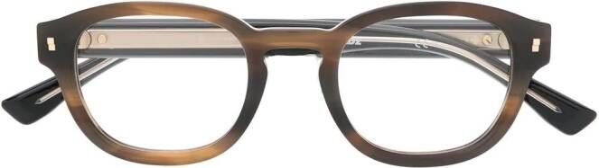 DSQUARED2 EYEWEAR Bril met logoprint Bruin - Foto 1
