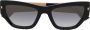 Dsquared2 Eyewear Hype zonnebril met logoplakkaat Zwart - Thumbnail 1