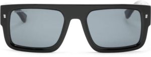 Dsquared2 Eyewear Icon logo-embossed sunglasses Zwart