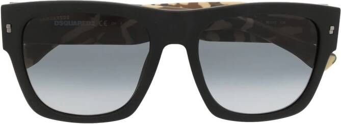 DSQUARED2 EYEWEAR Icon zonnebril met camouflageprint Zwart
