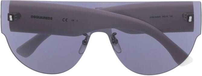 Dsquared2 Eyewear Icon zonnebril met piloten montuur Zwart