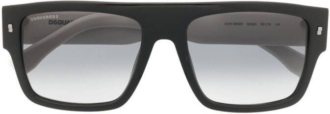 DSQUARED2 EYEWEAR Zonnebril met rechthoekig montuur Zwart