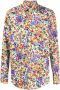 Dsquared2 Overhemd met bloemenprint Blauw - Thumbnail 1