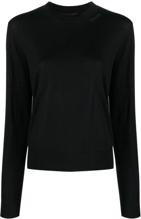 Dsquared2 Gebreide trui Zwart