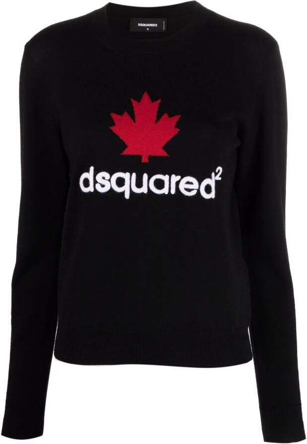 DSQUARED2 Gebreide trui Zwart
