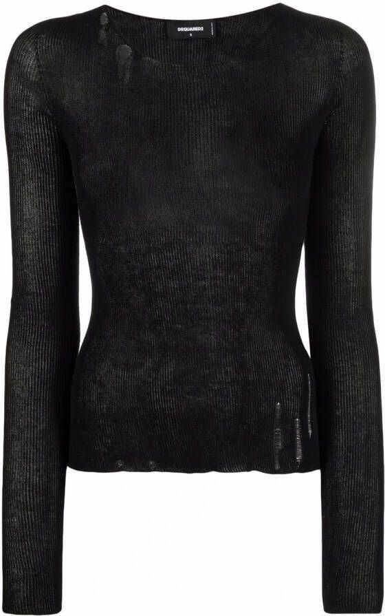 Dsquared2 Gebreide trui Zwart