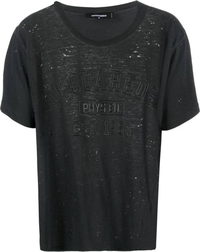 Dsquared2 Gerafeld T-shirt Zwart