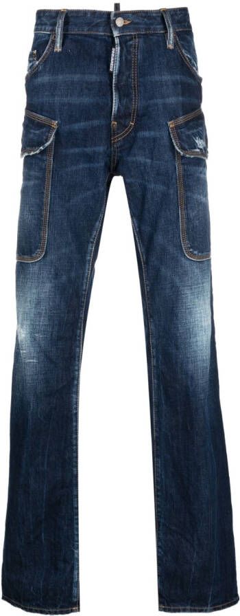 Dsquared2 Gerafelde jeans Blauw