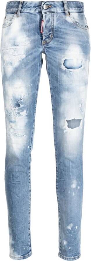 DSQUARED2 Gerafelde jeans Blauw