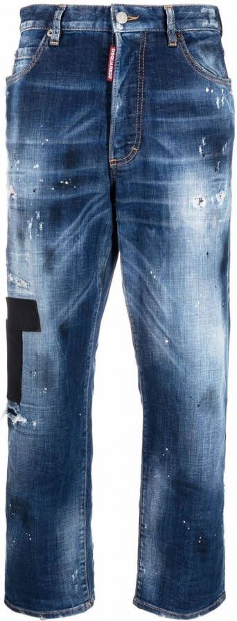 DSQUARED2 Gerafelde jeans Blauw