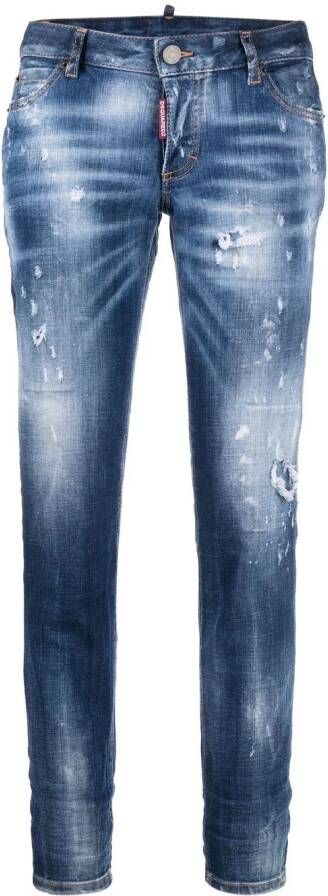 DSQUARED2 Gerafelde jeans Blauw