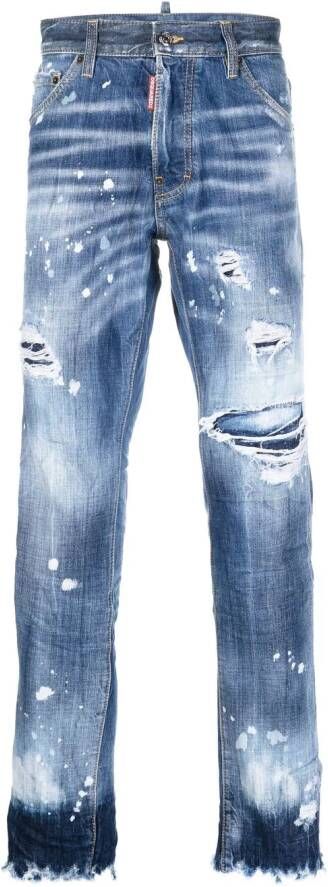 DSQUARED2 Gerafelde jeans Blauw