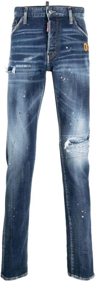 DSQUARED2 Gerafelde jeans Blauw