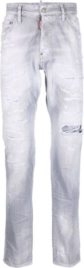 DSQUARED2 Gerafelde jeans Grijs