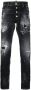 Dsquared2 Gerafelde jeans Zwart - Thumbnail 1