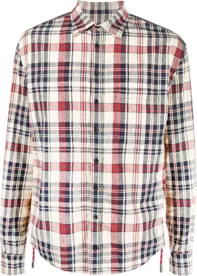 DSQUARED2 Geruit overhemd Beige