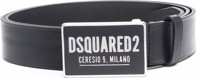 Dsquared2 Gespriem met logo Zwart