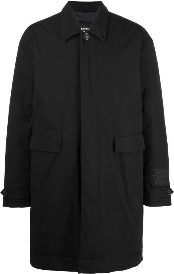 Dsquared2 Gewatteerde jas Zwart