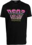 DSQUARED2 graphic-print cotton T-shirt Zwart - Thumbnail 1