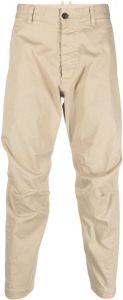 Dsquared2 graphic-print trousers Beige