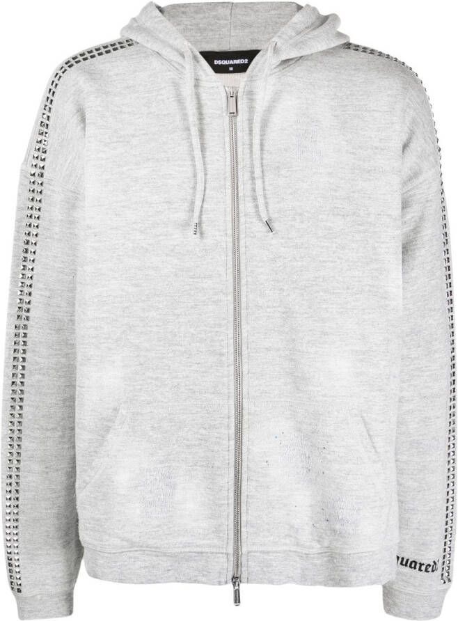 Dsquared2 Hoodie met grafische print Grijs