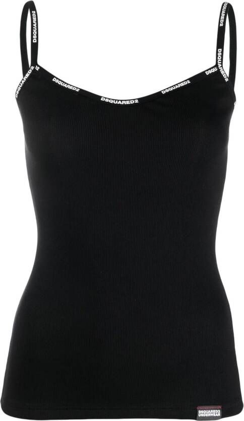 Dsquared2 Hemd met logoprint Zwart