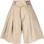 DSQUARED2 High waist shorts Beige - Thumbnail 1