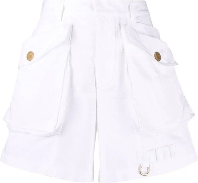 Dsquared2 High waist shorts Wit