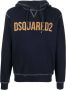 Dsquared2 Hoodie met logoprint Blauw - Thumbnail 1