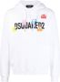 DSQUARED2 Hoodie met logoprint Wit - Thumbnail 1