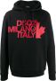 DSQUARED2 Hoodie met logoprint Zwart - Thumbnail 1