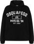 DSQUARED2 Hoodie met logoprint Zwart - Thumbnail 1