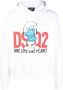 DSQUARED2 Hoodie met tekst Wit - Thumbnail 1