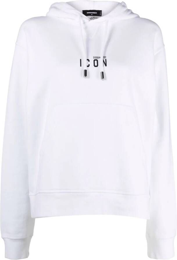 DSQUARED2 Hoodie met trekkoord Wit