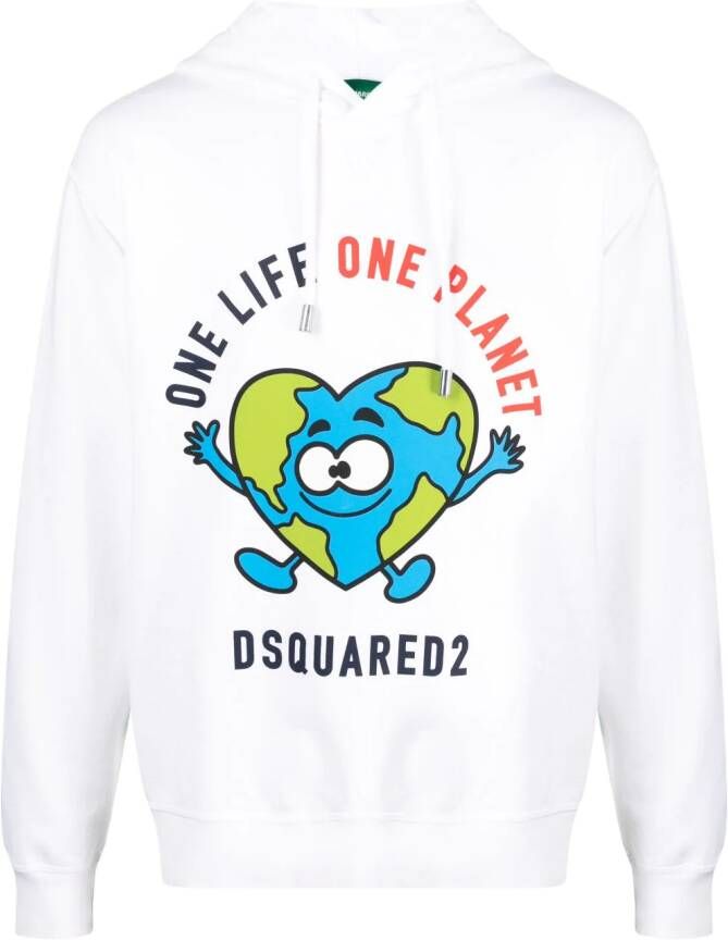 Dsquared2 Hoodie Wit