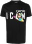 Dsquared2 T-shirt met Icon-print Zwart - Thumbnail 1