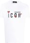 DSQUARED2 Icon logo-print T-shirt Wit - Thumbnail 1