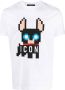 DSQUARED2 Icon pixel-print T-shirt Wit - Thumbnail 1